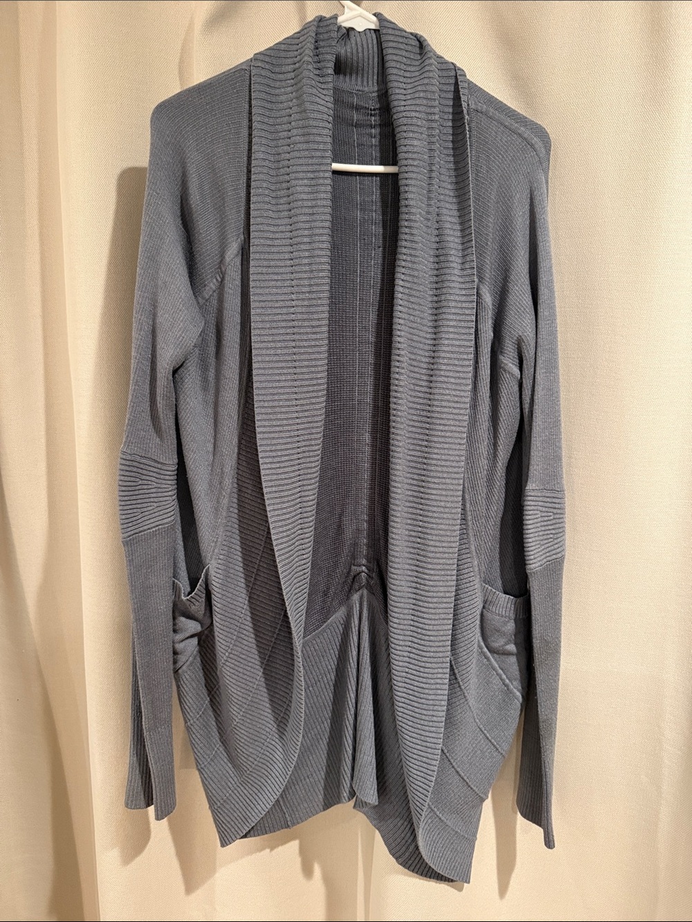 lululemon athletica Open-Front Ribbed Cardigan - Slate Gray